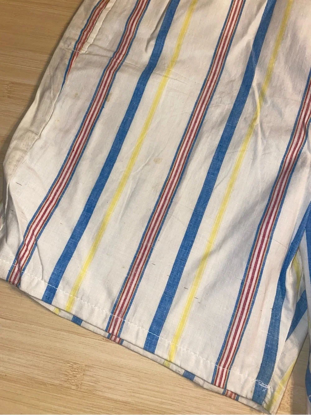NWT Gotcha Shorts Mens 34 Surf Skate 1990’s Vintage Retro Striped Blue Red